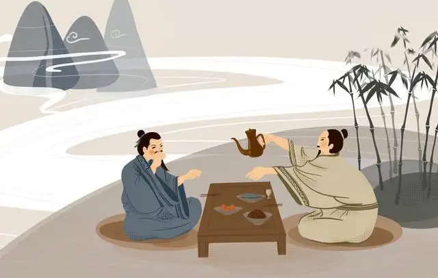 酒友相交，“與君飲，品其德”